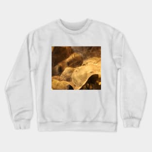 Brown dog face with eyes and snout Crewneck Sweatshirt